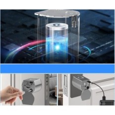 Bloqueo de puertas electrónicas dañadas / incompletas 60 mm (30/30) EseEesMart Lector de huellas dactilares Bluetooth