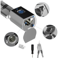 USZKODZONY/NIEKOMPLETNY Elektroniczny zamek do drzwi 60 mm (30/30) Eseesmart czytnik linii papilarnych Bluetooth