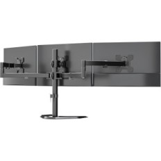 Used stand for 3 monitors up to 27 "MF003 wili adjustable detached lifting capacity 22 lbs, black