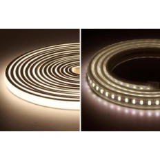 LED szalag COB 230V 10 m pcning 4000K fehér vízálló IP67 dugóval