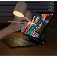 Caso con tastiera per iPad 10/11 "(2022/2025) Nufz X8 Qwertz de Magnetic Exhibition