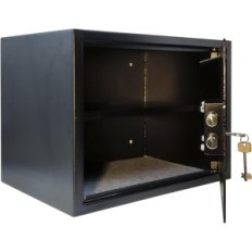 Beschädigter mechanischer Safe mit 25l 35x25x25cm Stahlschwimmer