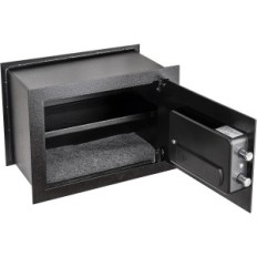 Parete Cassaforte Genie Misura media 20x37x27cm Code e chiave anti-furti di sistema