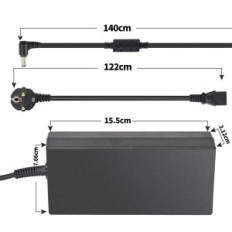 MSI 230W GS / WS / Creator / Stealth A12-230P1A A17-230P1A Laptop strømforsyning