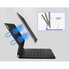 Nuflaz X7 tastatūra iPad Air 11 (m2 2024 / m3 2025), gaisa 5/4