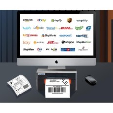 Impresora de etiquetas VRETTI Bluetooth 4x6 usada, para pequeñas empresas