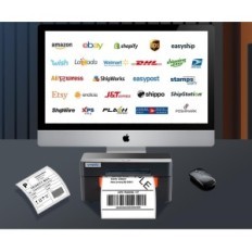 Gebrauchte Vretti Bluetooth 4x6-Label-Drucker für kleine Unternehmen