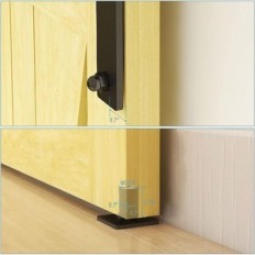 Système coulissant CCJH 100 cm à 2 portes à côtés pliantes sans portes