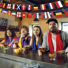 Bandiere del mondo della ghirlanda decorativa da 8 m dal materiale per feste ed eventi