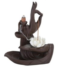 Lietota Keramikas kamīns atpakaļ Zen Lotus