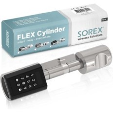 Poškodené digitálne dverné zámky Sorex E-Cylinder Pin Code + RFID Unute