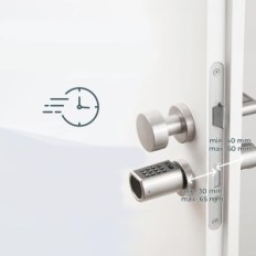 Serratura digitale danneggiata Serratura di Pin Sorex E-cilindro PIN + RFID Unluty