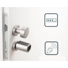 USZKODZONY Cyfrowy zamek do drzwi Sorex E-cylinder kod PIN + RFID bezkluczowy