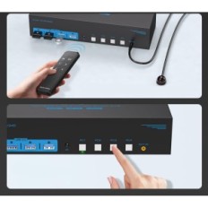 Switch KVM AILVLVNG VP-SW345 4K144Hz / 8K60HZ 4XPC 3xmonitor 4xUSB 3.0