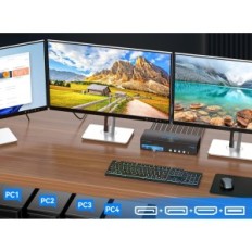 Switch KVM AILVLVNG VP-SW345 4K144Hz / 8K60HZ 4XPC 3xmonitor 4xUSB 3.0