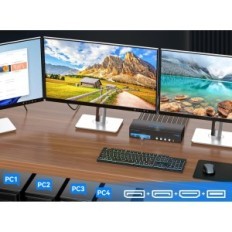 Kytkin KVM AILVLVNG VP-SW345 4K144HZ / 8K60HZ 4XPC 3xMonitor 4xusb 3.0