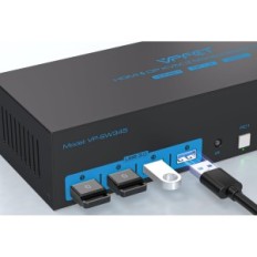 Switch KVM AILVLVNG VP-SW345 4K144Hz / 8K60HZ 4XPC 3xmonitor 4xUSB 3.0 Exhibition