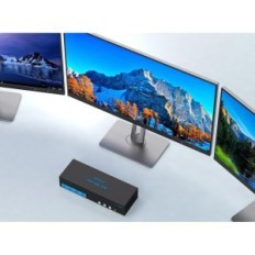 Jungiklis KVM Ailvlvng VP-SW332 8K60Hz 3XPC 3xMonitor 4K144Hz 4xUSB 3.0 Paroda