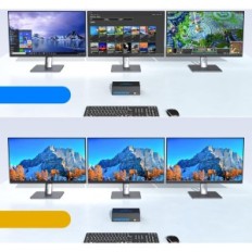 KVM Lüliti 2 Arvutid 3 Ailvlvng VP-SW230 4K60Hz HDMI USB 3.0 Monitorid 4 USB-porti
