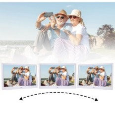 Used Digital Photo Frame TSITSC 1301-DE-Weiß-1 13,3`` 32 GB Biała