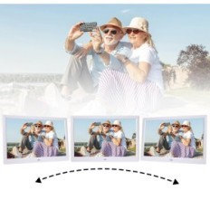 Použitý digitální fotorámeček TSITSC 1301-DE-WEIß-1 13,3` `` 32 GB Biała