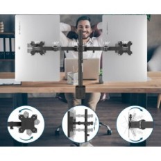 Ausstellungshalter für 2 BONTEC MDM002 Monitore, 13-27 '', VESA 75/100