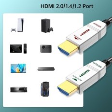 HDMI FEIZLINK 4K 1M vlakna Optic Fast 18Gbps HDMI2.0 HDR10 ARC
