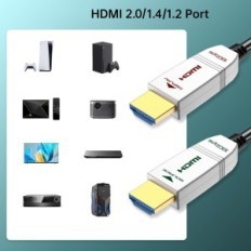 HDMI Feizlink 4K 1M fibra óptica rápida 18Gbps HDMI2.0 HDR10 Arc