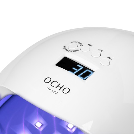 OCHO NAILS X13 UV-LED-lamppu 65W valkoinen peilipohjalla — yläosa