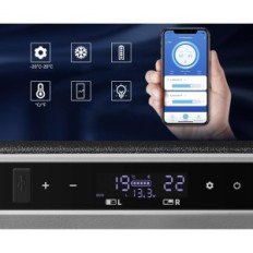 Réfrigérateur de voiture d'occasion AAOBOSI TWW95, 95L, WIFI, USB, -20 ° C