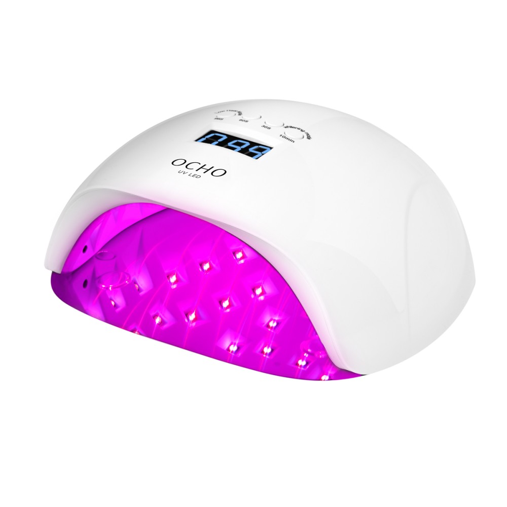 LED UV Lamp OCHO NAILS X13 Plus 65W met Dual LED en Rode Lichttherapie — vooraanzicht