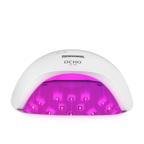 Lâmpada LED UV OCHO NAILS X13 Plus 65W com Luz Vermelha e Tecnologia Dual LED — vista frontal