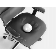 Ausstellungsbüro Sessel Joyfly A-919 Schwarzes Modell bis 150 kg mit Raster