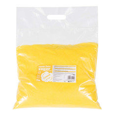 Colorful flavored sugar for a yellow sugar wool with a lemon flavor 5kg