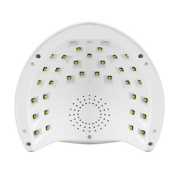 Λάμπα LED UV OCHO NAILS X13 Plus 65W με κόκκινο φως, λευκή ccc — προβολή από πάνω