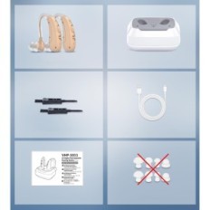 Ufuldstændig / brugt Delmicure DELM-1011D Wireless Hearing Aid