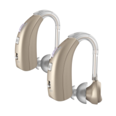 Delmicure 1303dg Aparelho auditivo para adultos com 2 modos e 4 níveis