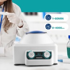 Beschadigd / onvolledig / Gebruikt Laboratorium Centrifuge Swansoft 900-2 6x10ml 4000RPM PRP-plasma met timer 0-60 min