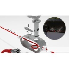 Basin Cover Planenfux PP01-BL 420cm (στρογγυλό) Γύρος 366cm 2in1 Tilt PE 200g / m² για πισίνα 320-366 cm