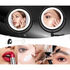 LED mirror cosmetic wall with backlight 1,1809d 360 ° rotated 20 cm