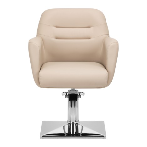 Kapperstoel Gabbiano Monaco beige — vooraanzicht