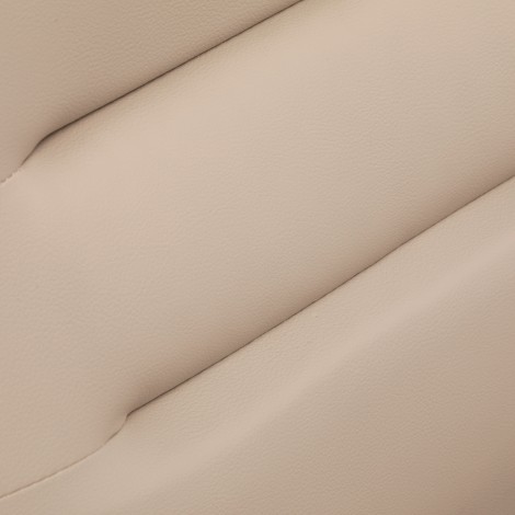 Poltrona da parrucchiere Gabbiano Monaco beige — primo piano della seduta