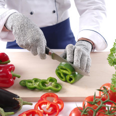 Gants de cuisine anti-coupure HPPE Anti Cut Level 4 - HENDI 556641