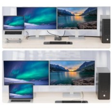 KVM 2XPC 2xmonitor USB-C HDMI 4K60Hz, USB 3.0, zajednička tipkovnica i miš