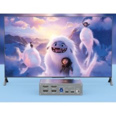 KVM 2XPC 2XMonitor USB-C HDMI 4K60Hz, USB 3.0, Skupna tipkovnica in miška