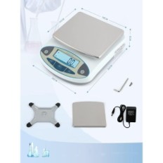 Használt laboratóriumi tömeg 5 kg 0,1 g precíziós kalibrált COLDENWALL