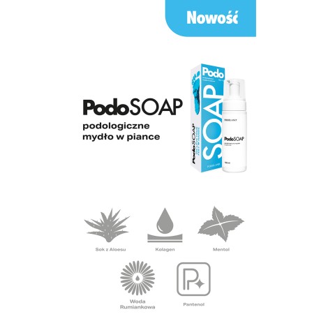 Podoland Podosoap podološko milo v peni 100 ml — embalaža