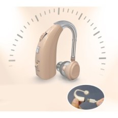 Incomplete Delmicure VHP-1303 Wireless Delemicure Hearing Aid with Beige-D Noise