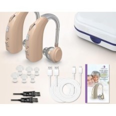 Unvollständige Delmicure VHP-1303 Wireless-Delym-Hörgerät mit beige-d-Rauschen