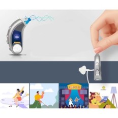 Delmicure VHP-702 Duo Aparelho Auditiva com Controle de Volume e Modos